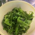 ktktbb's cooksnap of when they made チンゲン菜花(青梗菜)のナムル☆茹で方.