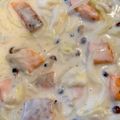 カラリとハレル's cooksnap of when they made 鮭のクリーム煮.
