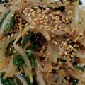 ささらんらん's cooksnap of when they made もやしとほうれん草のナムル 豆板醤入り.