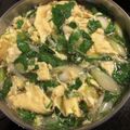 たいつ's cooksnap of when they made 簡単美味しい【モロヘイヤと卵の中華スープ.