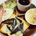 choco831's cooksnap of when they made ツン☆とろ～な納豆トースト.