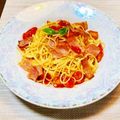 悠愛らぶ☆'s cooksnap of when they made ミニトマトで♪簡単トマトパスタ.