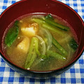 ととろ＆めい's cooksnap of when they made 小松菜と厚揚げのお味噌汁.