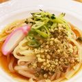 himako♡'s cooksnap of when they made 青海苔たぬきのぶっかけうどん☆.