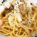 紅小雪's cooksnap of when they made シーフードのスープパスタ.