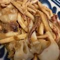 Shichan123's cooksnap of when they made イカのわた炒め(肝）.