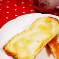 ふうはっちゃん's cooksnap of when they made 材料3つ！簡単！蜂蜜ミルクトースト♪.