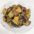 ちび☆あず's cooksnap of when they made 牛肉とカボチャとナスのオイスター炒め.