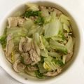 クックF85BC1☆'s cooksnap of when they made 豚と白菜の煮物.