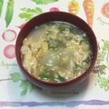おはなすき's cooksnap of when they made オクラ 玉ねぎ かきたま味噌汁^^.