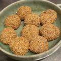 かふぇしふぉん's cooksnap of when they made 簡単で！ヘルシー！揚げないごま団子.