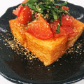ティモ333's cooksnap of when they made 超簡単　厚揚げとトマトの味噌炒め.