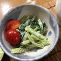 はなぴっち's cooksnap of when they made もう一品！小松菜のマヨマスタード.