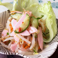 たこあんこ☆'s cooksnap of when they made 魚肉ソーセージともやしときゅうりのナムル.