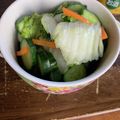 0720まま's cooksnap of when they made 野菜の浅漬け　きゅうり　キャベツ　人参.