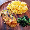 麻's cooksnap of when they made ママのオムレツ✿ホウレン草＆シーチキン✿.