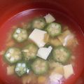 ティムル's cooksnap of when they made 簡単♪オクラと卵豆腐の冷製スープ.