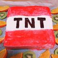 えリﾋﾟｮﾝ★'s cooksnap of when they made TNT(マイクラ)バースデーケーキ☆★.