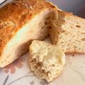 kikuety's cooksnap of when they made 捏ねないほど美味しいパン！.