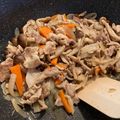 take_mas's cooksnap of when they made 豚肉としめじのバターポン酢炒め.
