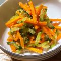 ねこねこさーん's cooksnap of when they made きゅうりとにんじんの簡単和え物.