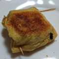 クックWK7I8S☆'s cooksnap of when they made 節約＊薄あげに豚肉、玉葱、餅入れちゃった.