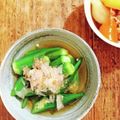 kitchenYUU's cooksnap of when they made 白だしであっさり副菜⭐オクラのお浸し⭐.