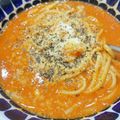 ぴょん2929's cooksnap of when they made 赤エビ(赤えび)の超絶品 濃厚パスタ.