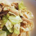 ｅｋ４'s cooksnap of when they made キャベツとアンチョビのパスタ.