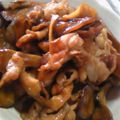 ちーぼちゃん's cooksnap of when they made 豚こまと舞茸のピリっと甘辛きんぴら.