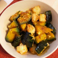 caruga's cooksnap of when they made エビとカボチャの甘辛炒め.