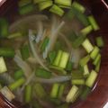♡Catherine's cooksnap of when they made 簡単！美味しい！ニラと新タマのスープ.