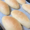 417。's cooksnap of when they made 薄力粉100％の簡単節約コッペパン.