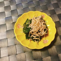 yesmama's cooksnap of when they made モロヘイヤのしらすの和え.