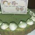 あっぷる5's cooksnap of when they made *抹茶チーズケーキ on 緑茶タルト*.