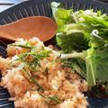 szkbleu's cooksnap of when they made 鮭と大葉の炒飯.