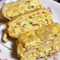 riru18ru's cooksnap of when they made 絶品♡ツナとねぎ入りの卵焼き.