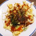 ゆーゅ☆'s cooksnap of when they made ☆もやしと豆腐のお好み焼き☆.