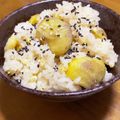 タイボー☆'s cooksnap of when they made 栗おこわ.