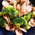 はにーくろーばー's cooksnap of when they made 魚ニソとブロッコリーのマヨ炒め.