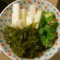 ベティ３'s cooksnap of when they made オクラと長芋とめかぶで簡単一品.