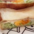 caruga's cooksnap of when they made むっちゃん万十風ハムエッグ☆ホットサンド.