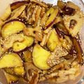 平井道子's cooksnap of when they made サツマイモとレンコンのきんぴら.