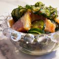 E吉☆'s cooksnap of when they made きゅうりとベーコンの酢の物✿.