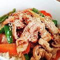 えみ❥'s cooksnap of when they made 牛こまで 彼が喜ぶ 焼肉丼.
