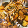 yu715wata's cooksnap of when they made なすとかぼちゃの生姜みょうが焼きびたし.