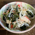 0720まま's cooksnap of when they made カニカマとワカメの中華風酢の物✨.