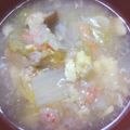 ヤフコメ民's cooksnap of when they made 青梗菜とズワイ蟹缶の簡単スープ♪.