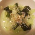 やすらー's cooksnap of when they made ＊キャベツたっぷり　わかめスープ＊.