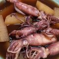 ☆彡りこ☆彡's cooksnap of when they made 豆イカで～大根とイカの煮物.